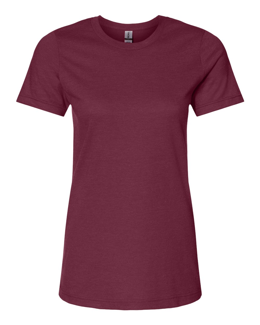 Women's Softstyle® CVC T-Shirt - Front - B00360533 - Maroon Mist