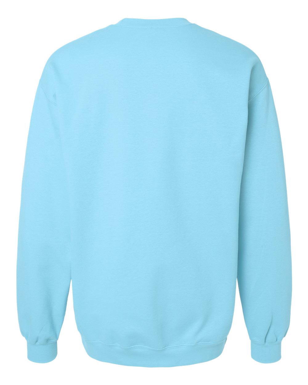 Unisex Softstyle® Midweight Crewneck Sweatshirt - Back - B24060253 - Sky