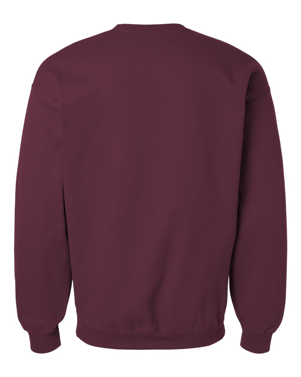 Unisex Softstyle® Midweight Crewneck Sweatshirt - Back - B24060403 - Maroon
