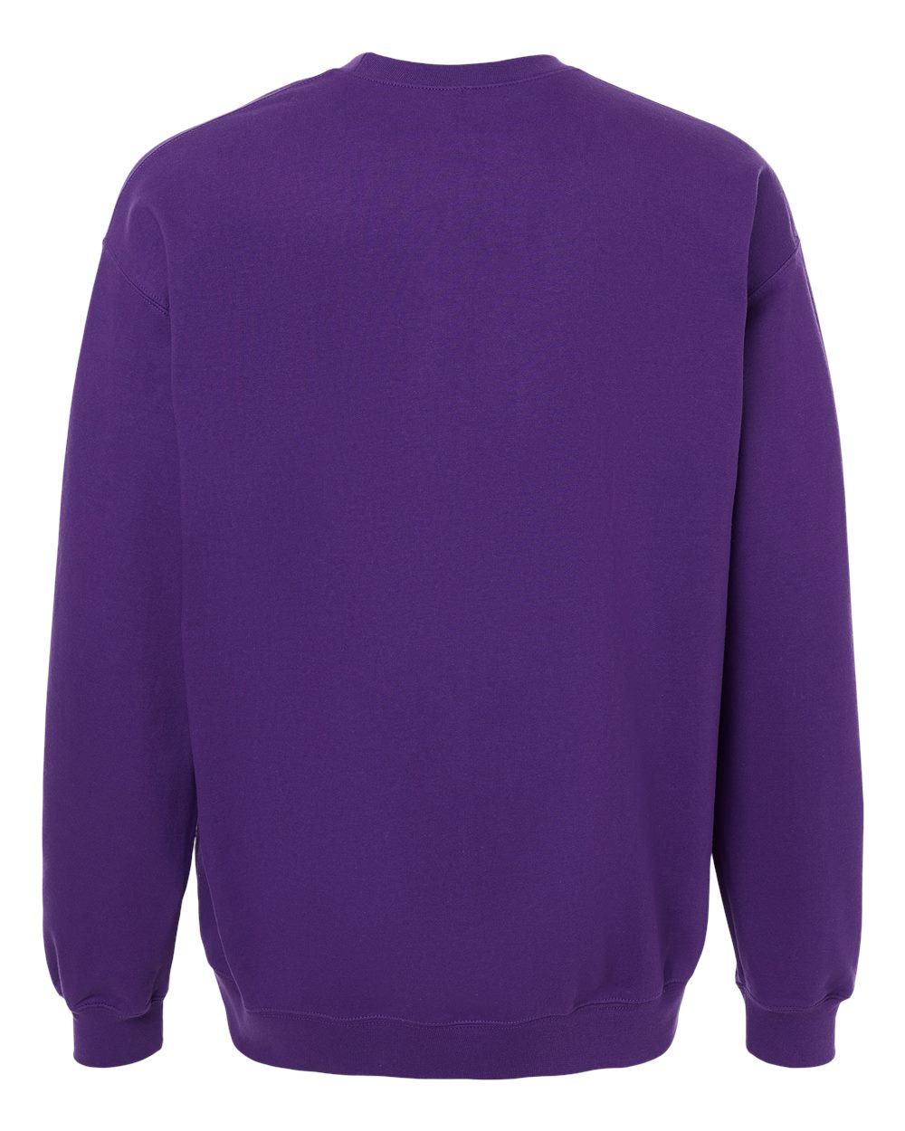 Unisex Softstyle® Midweight Crewneck Sweatshirt - Back - B24060433 - Purple