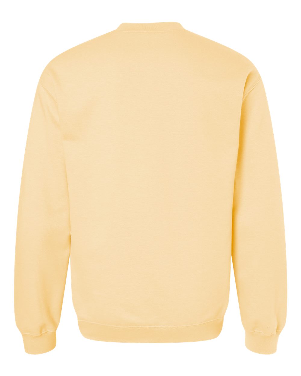 Unisex Softstyle® Midweight Crewneck Sweatshirt - Back - B24060443 - Yellow Haze