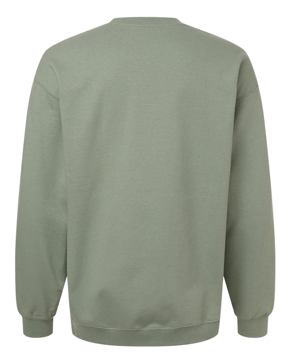 Unisex Softstyle® Midweight Crewneck Sweatshirt - Back - B24060463 - Sage