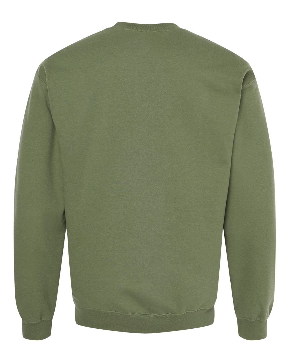 Unisex Softstyle® Midweight Crewneck Sweatshirt - Back - B24060533 - Military Green