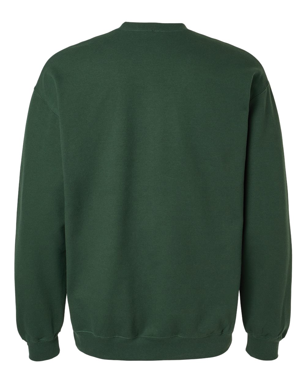 Unisex Softstyle® Midweight Crewneck Sweatshirt - Back - B24060543 - Forest Green