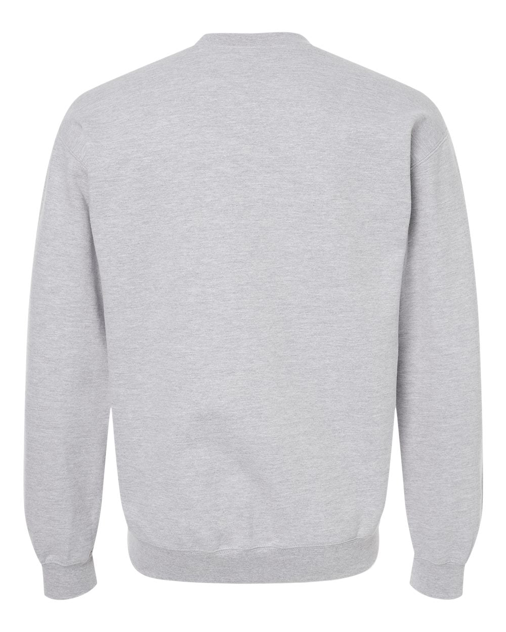 Unisex Softstyle® Midweight Crewneck Sweatshirt - Back - B24060583 - Sport Grey