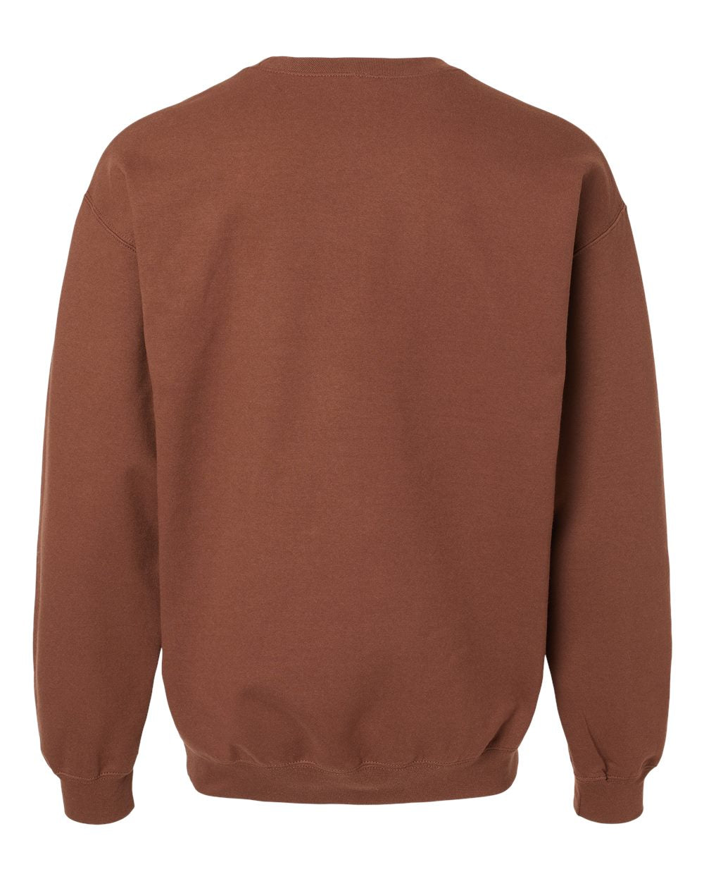 Unisex Softstyle® Midweight Crewneck Sweatshirt - Back - B24060603 - Cocoa