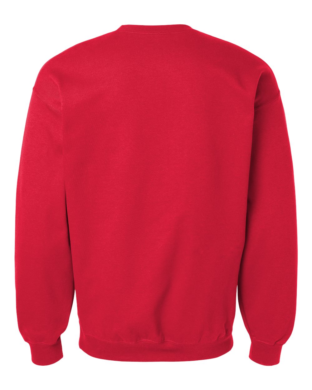 Unisex Softstyle® Midweight Crewneck Sweatshirt - Back - B24060713 - Red