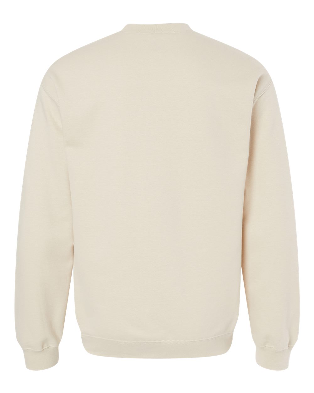 Unisex Softstyle® Midweight Crewneck Sweatshirt - Back - B24060753 - Sand