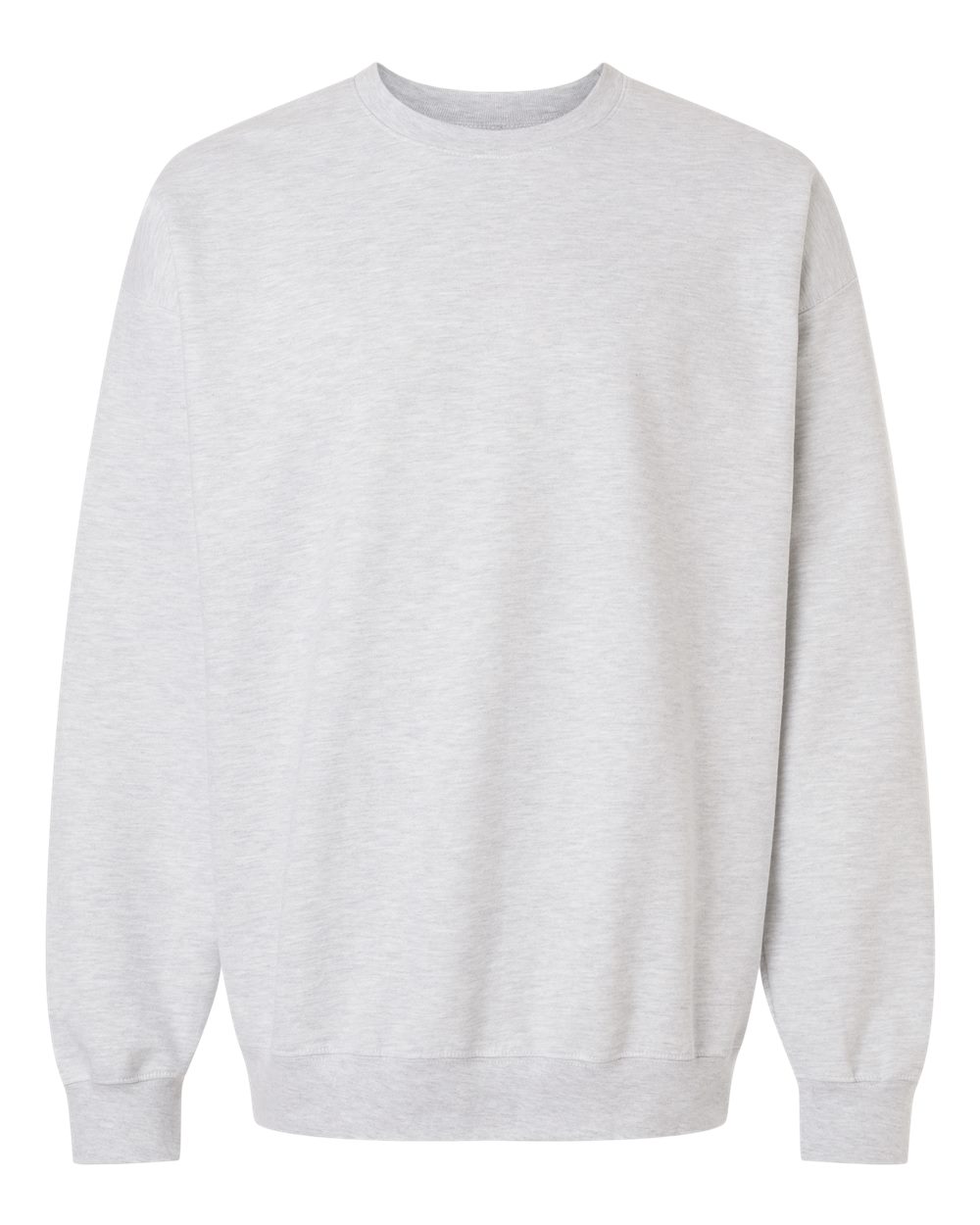 Unisex Softstyle® Midweight Crewneck Sweatshirt - Front - B24060033 - Ash Grey