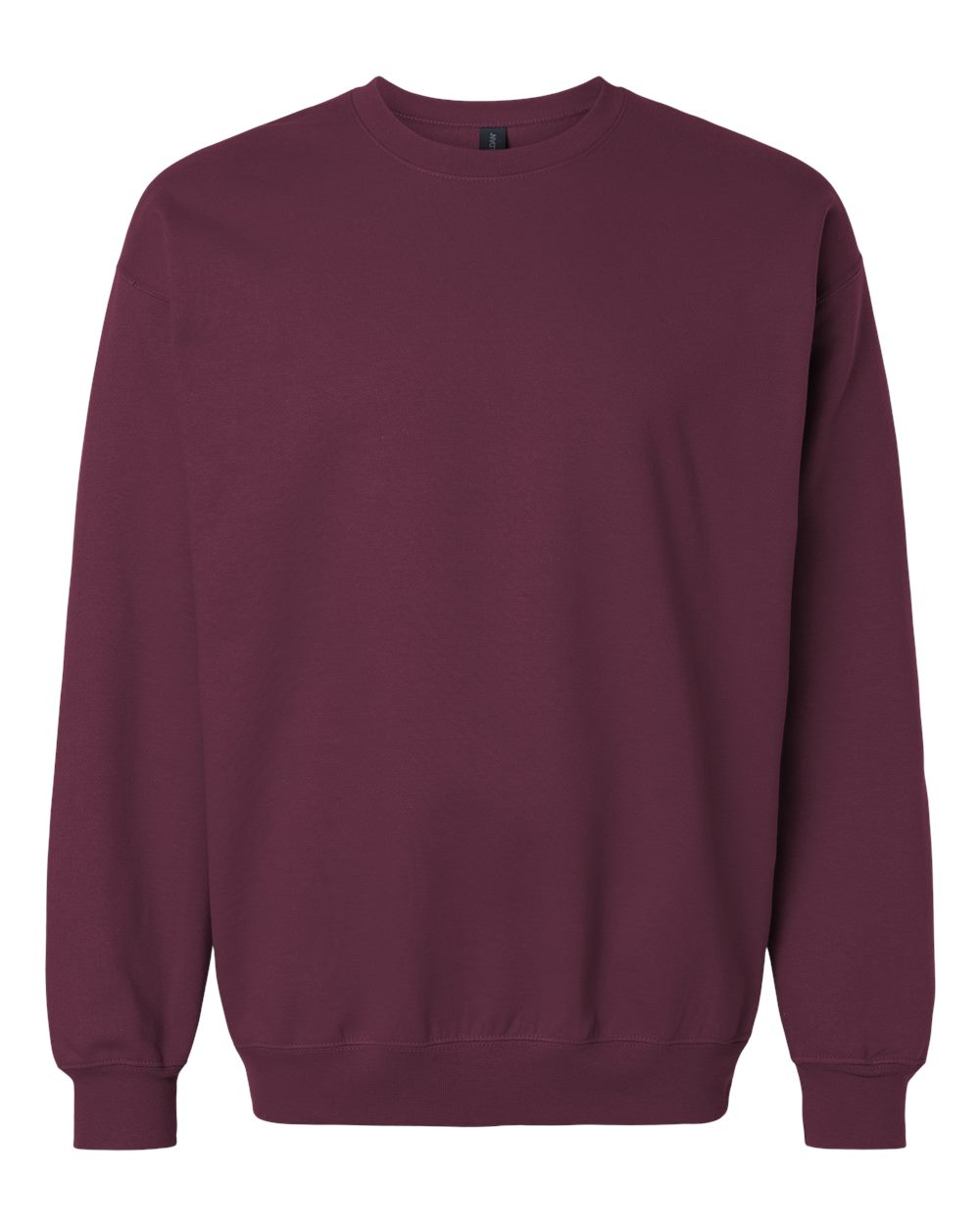 Unisex Softstyle® Midweight Crewneck Sweatshirt - Front - B24060403 - Maroon
