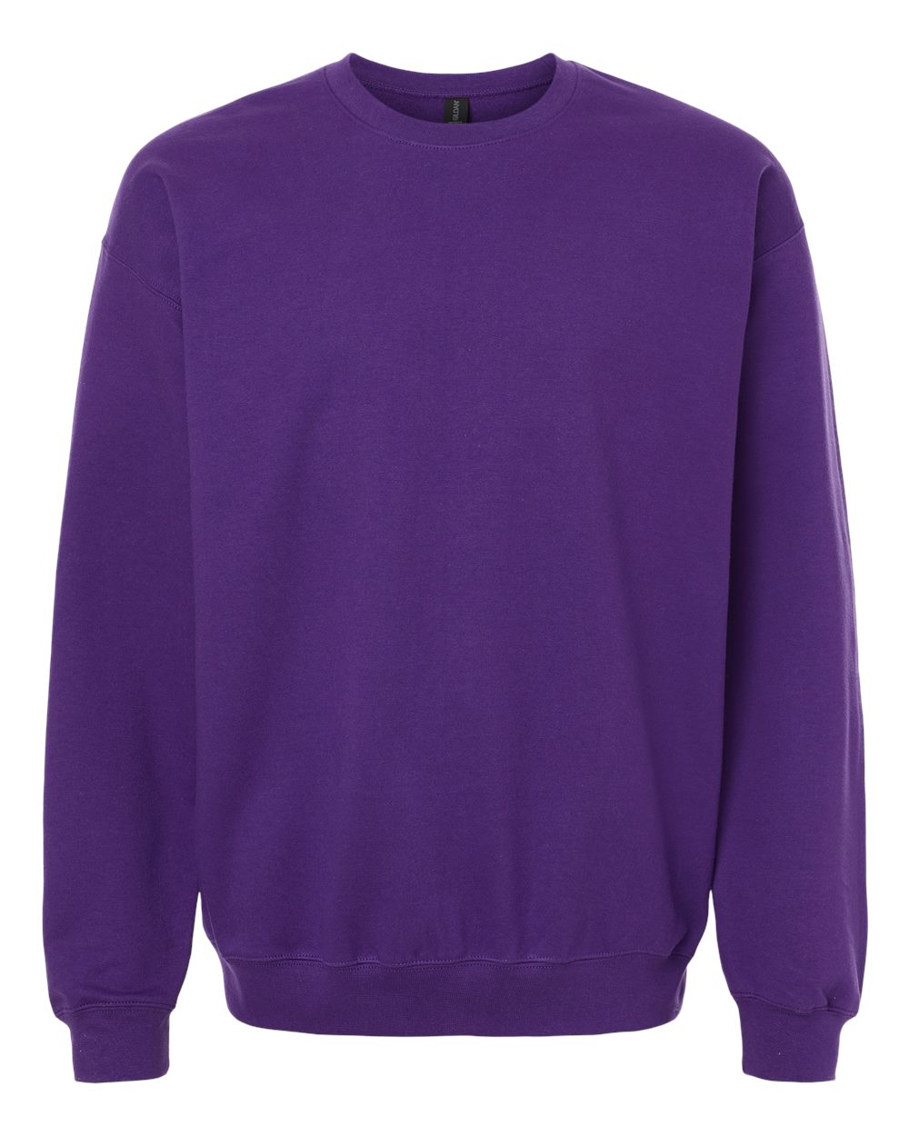 Unisex Softstyle® Midweight Crewneck Sweatshirt - Front - B24060433 - Purple