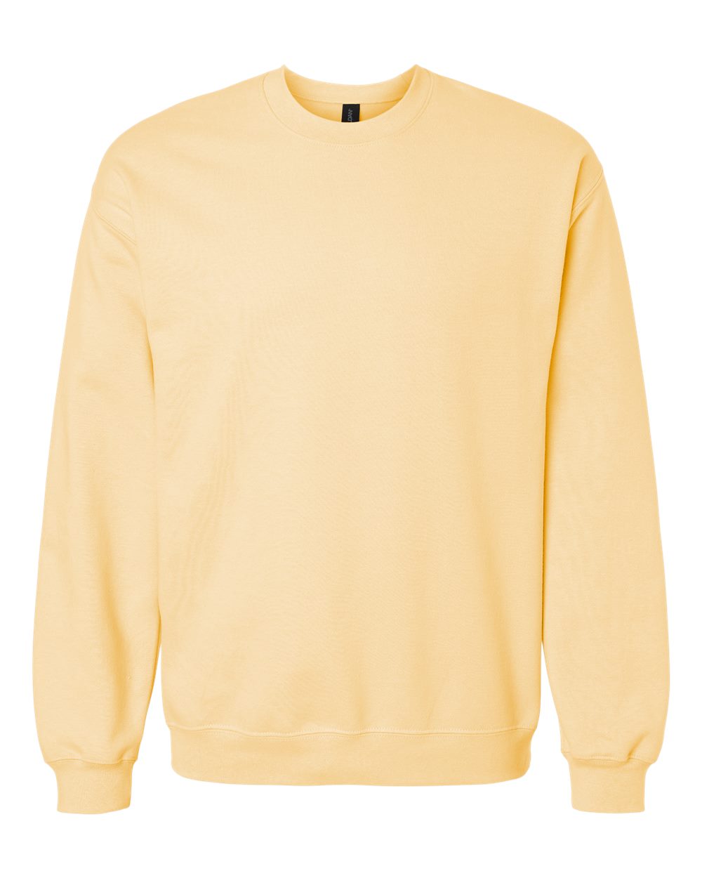 Unisex Softstyle® Midweight Crewneck Sweatshirt - Front - B24060443 - Yellow Haze