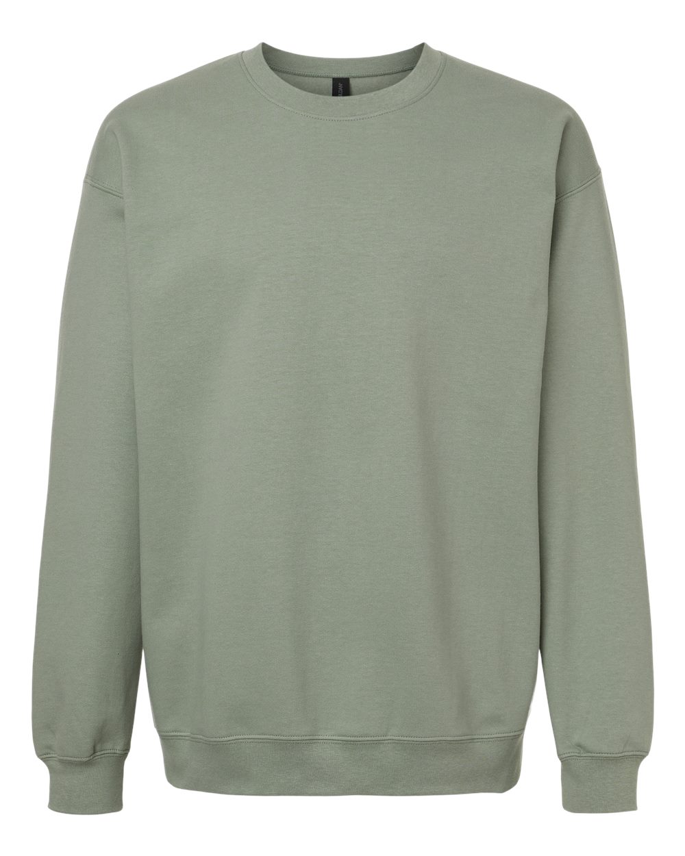 Unisex Softstyle® Midweight Crewneck Sweatshirt - Front - B24060463 - Sage