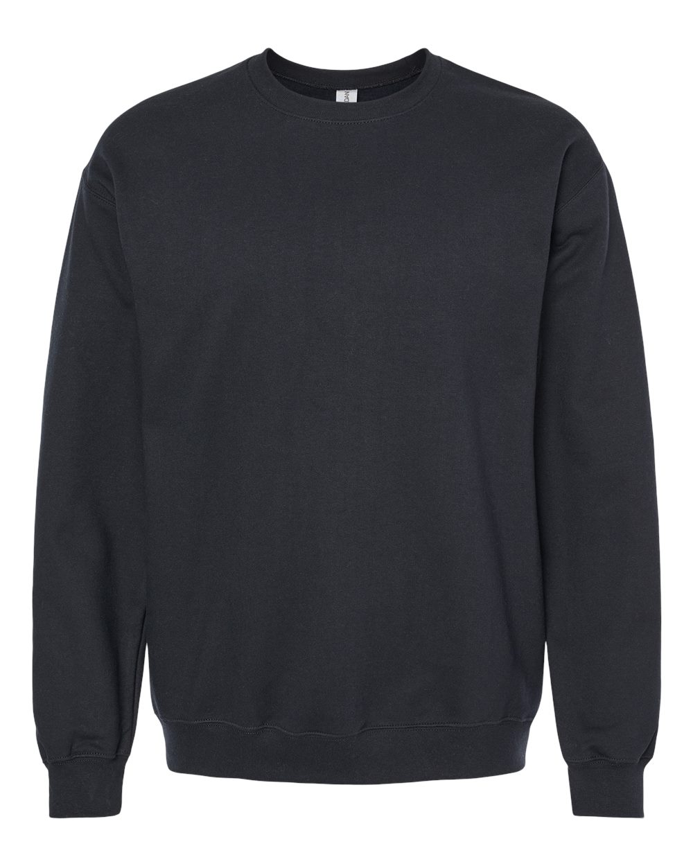 Unisex Softstyle® Midweight Crewneck Sweatshirt - Front - B24060503 - Black