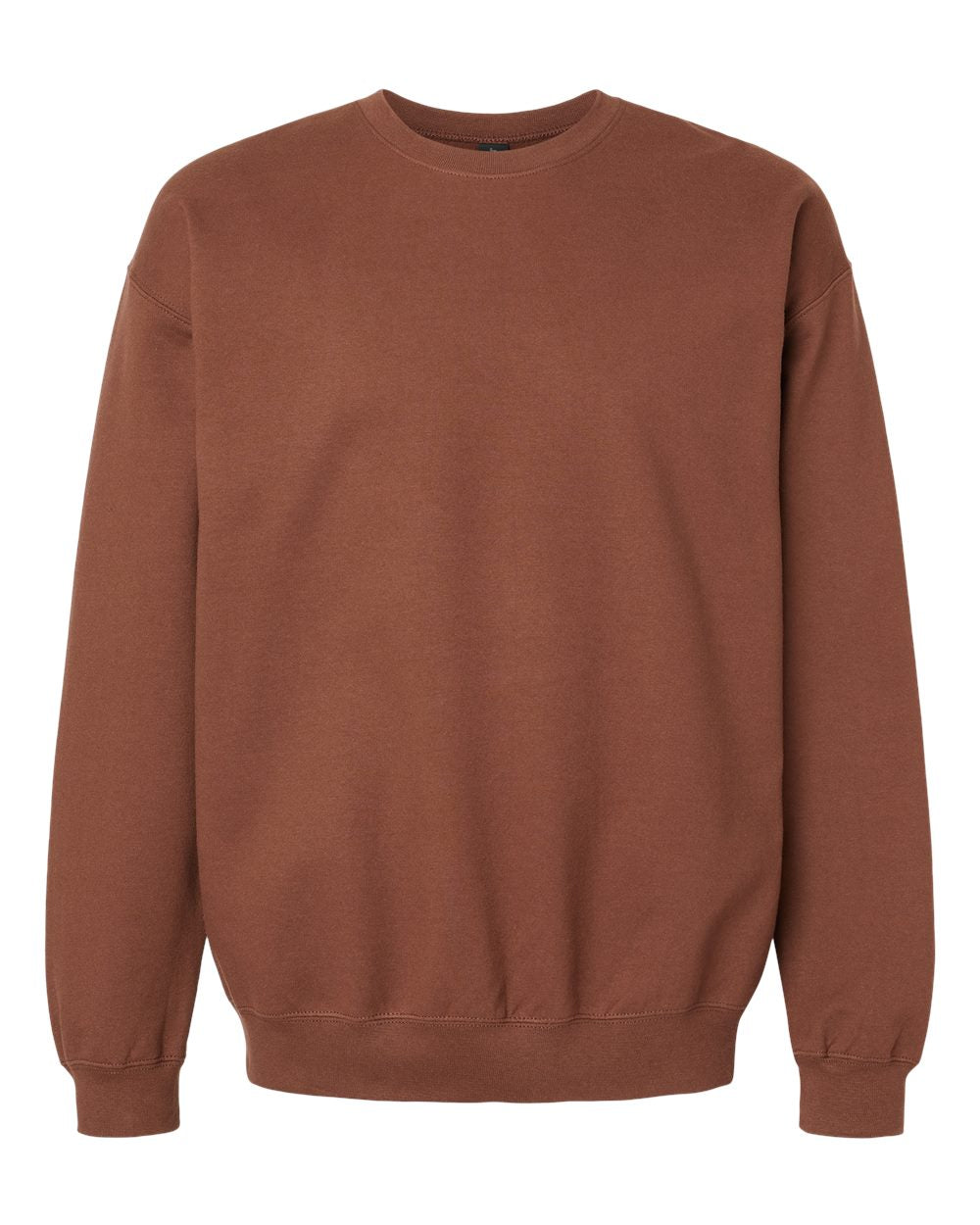 Unisex Softstyle® Midweight Crewneck Sweatshirt - Front - B24060603 - Cocoa