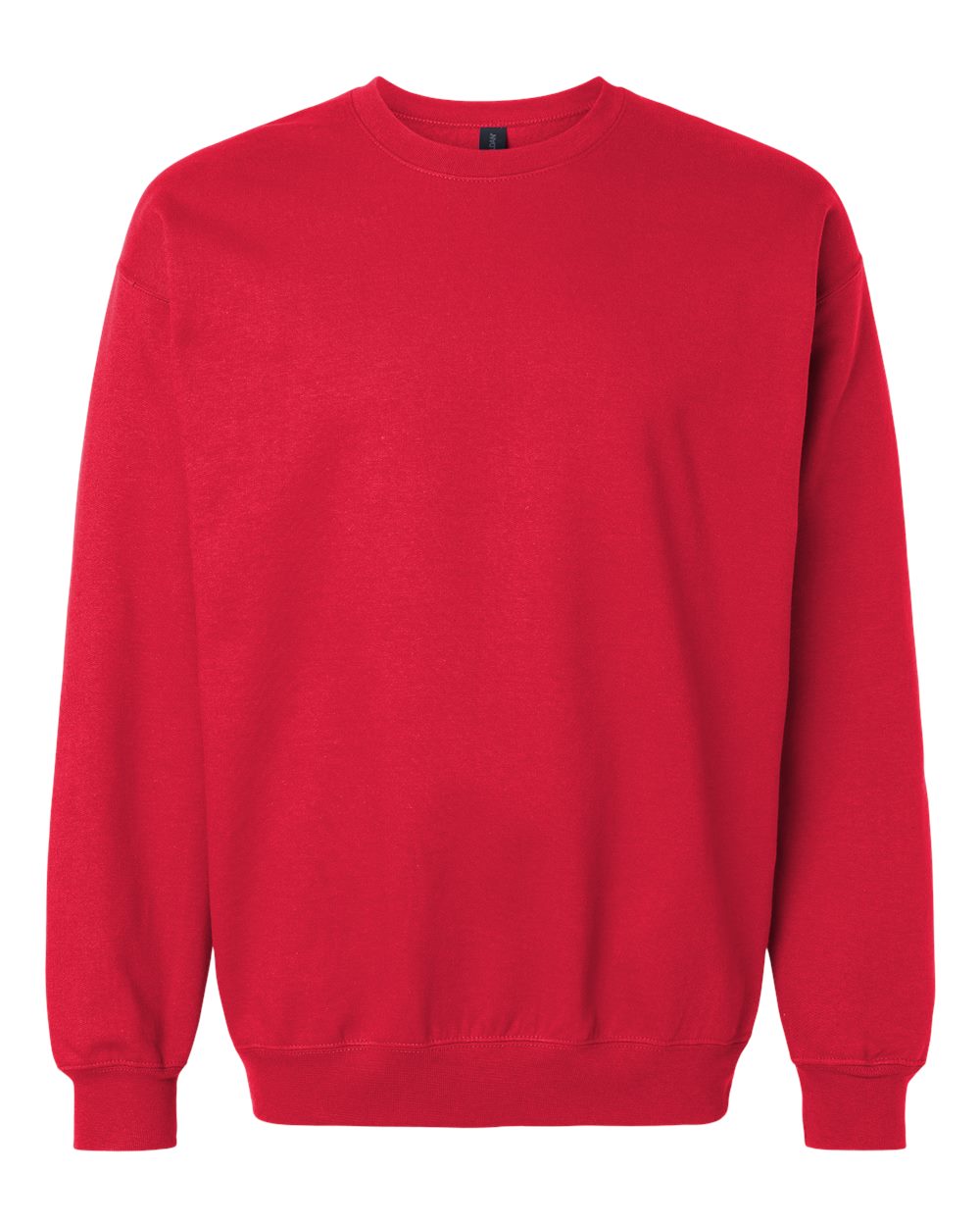 Unisex Softstyle® Midweight Crewneck Sweatshirt - Front - B24060713 - Red