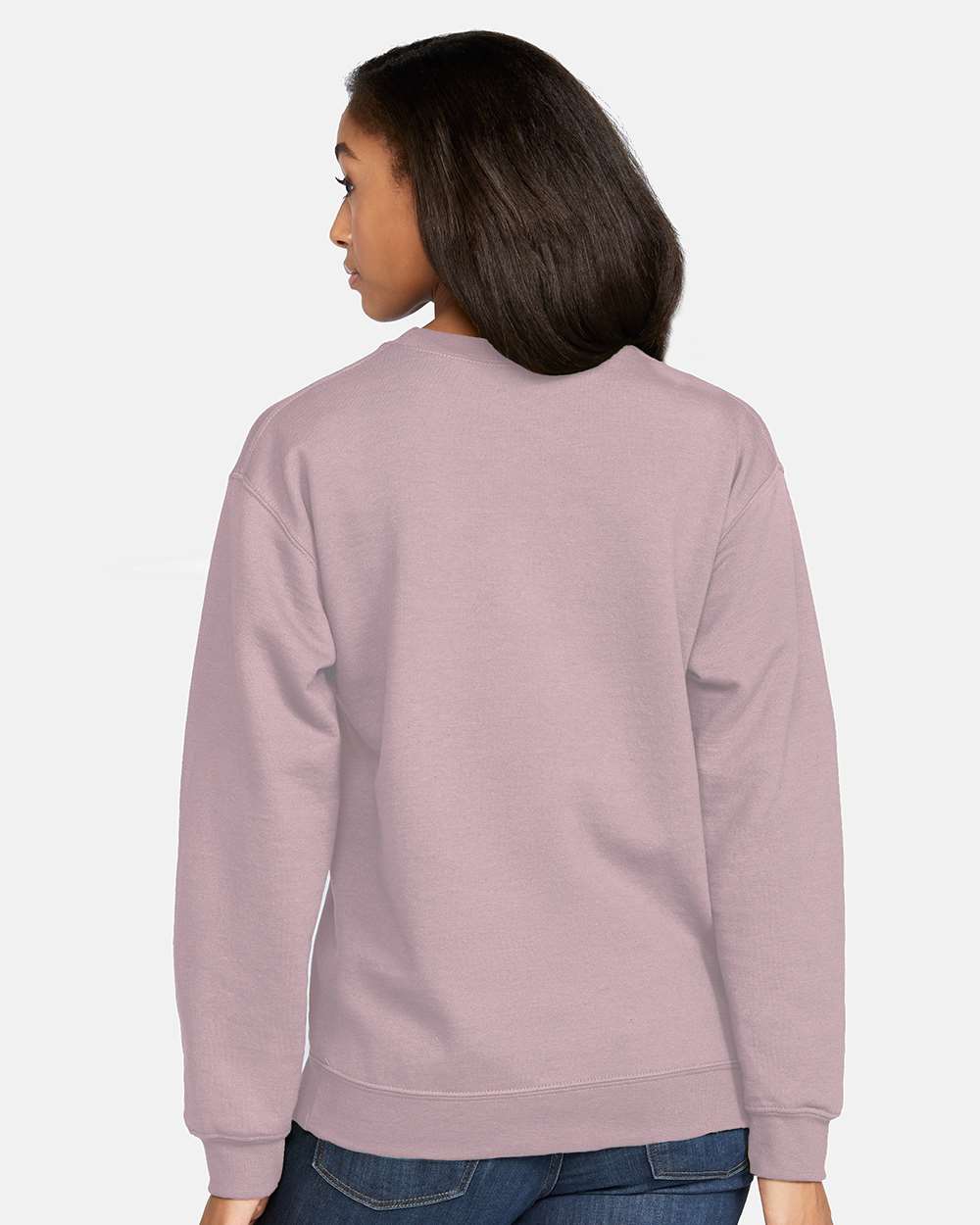 Unisex Softstyle® Midweight Crewneck Sweatshirt - OnModelBack - B24060673 - Paragon