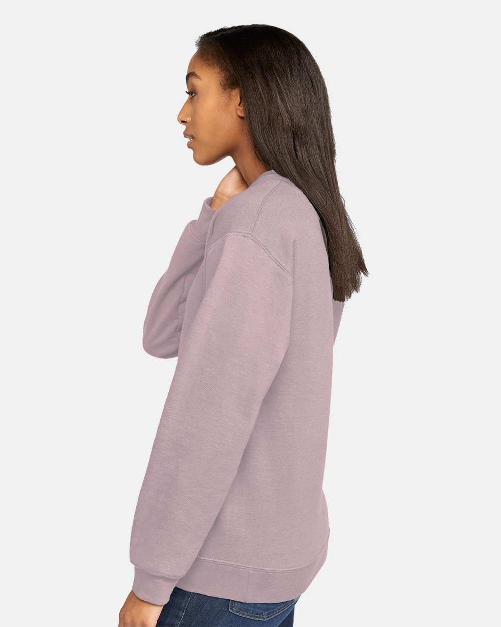 Unisex Softstyle® Midweight Crewneck Sweatshirt - OnModelSide - B24060673 - Paragon