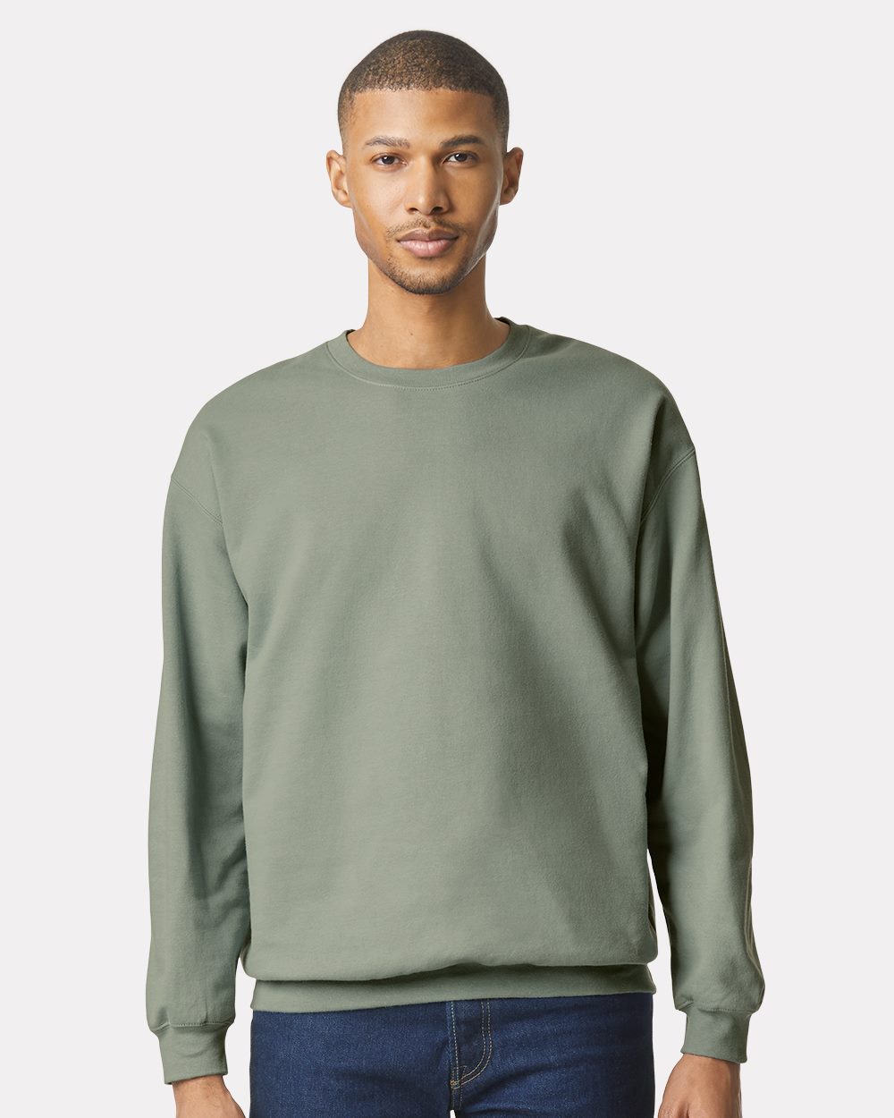 Unisex Softstyle® Midweight Crewneck Sweatshirt - styleImage