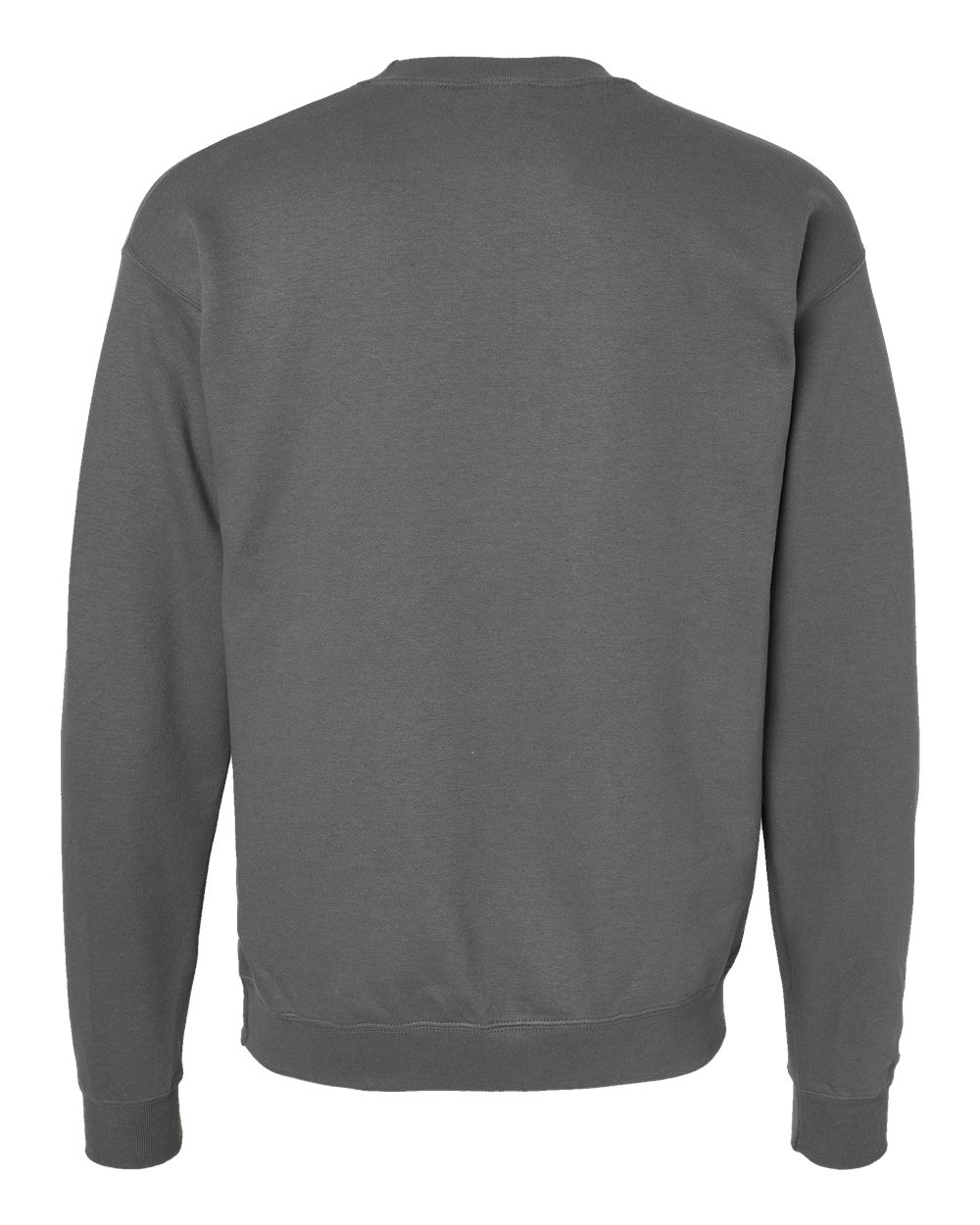 Unisex Perfect Sweats Crewneck Sweatshirt - Back - B02800513 - Smoke Grey
