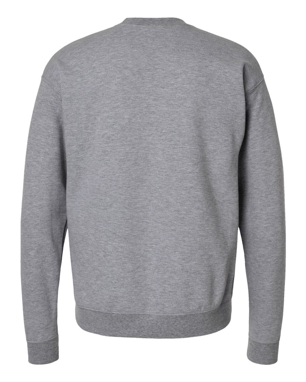 Unisex Perfect Sweats Crewneck Sweatshirt - Back - B02800583 - Light Steel