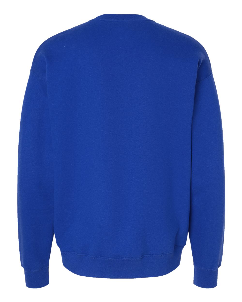 Unisex Perfect Sweats Crewneck Sweatshirt - Back - B02800883 - Deep Royal