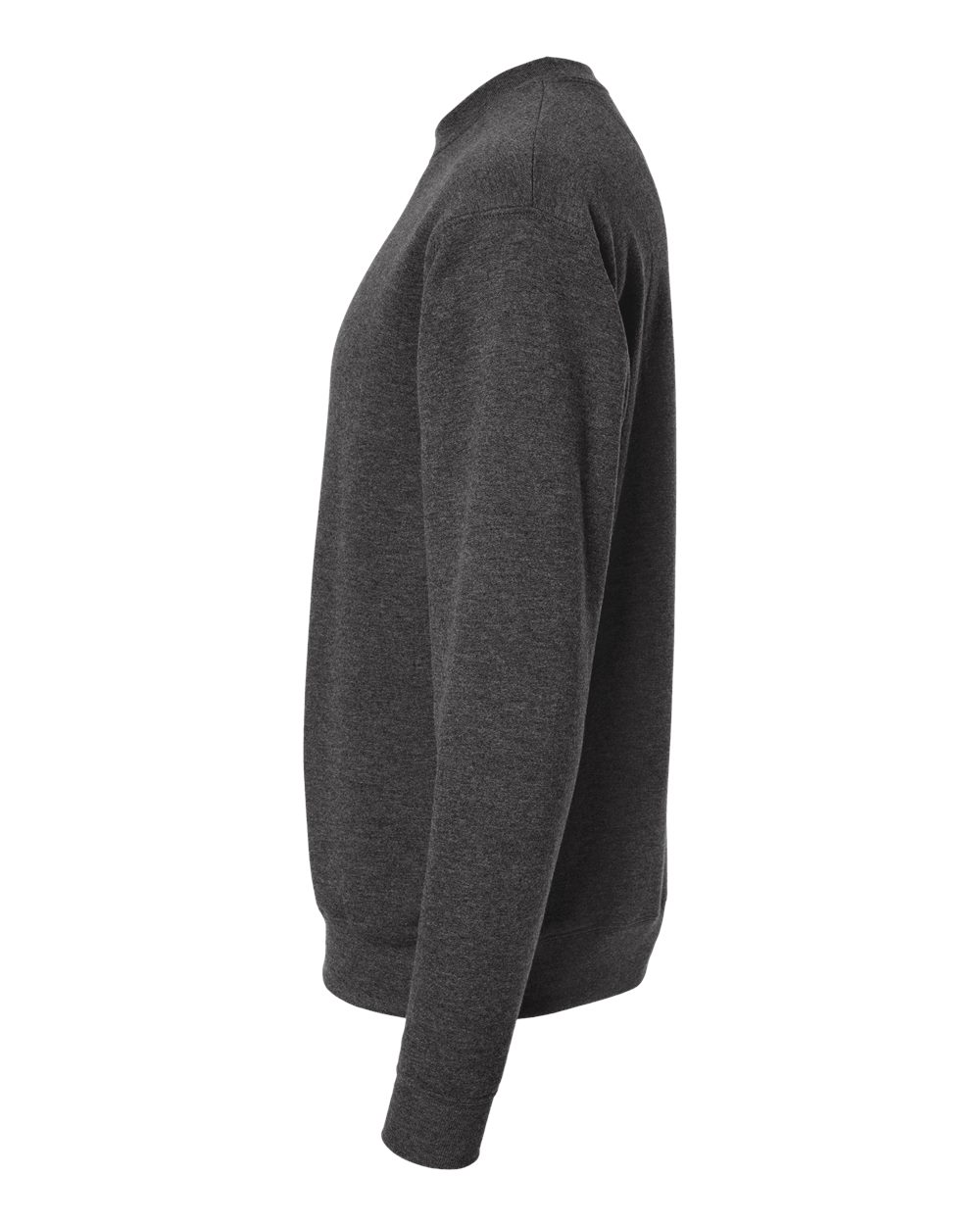 Unisex Perfect Sweats Crewneck Sweatshirt - DirectSide - B02800093 - Charcoal Heather