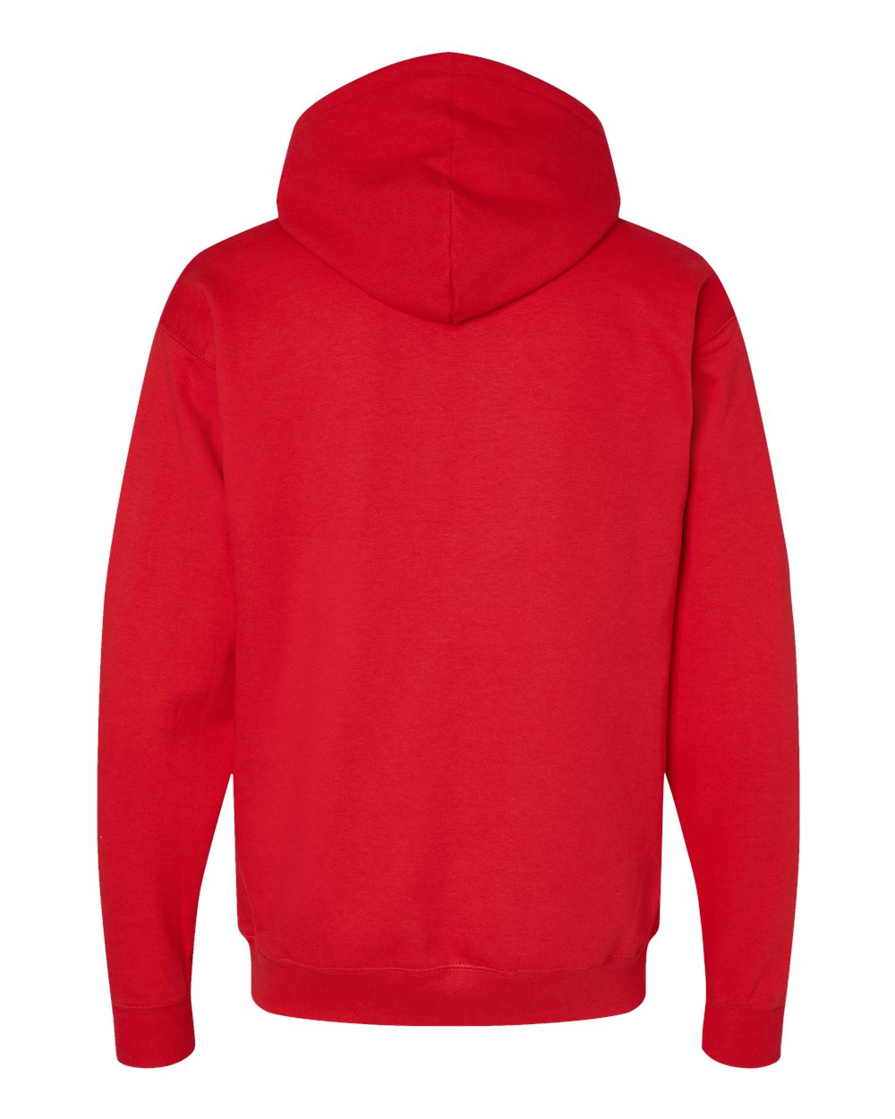 Unisex Perfect Sweats Hooded Sweatshirt - Back - B02900103 - Athletic Red