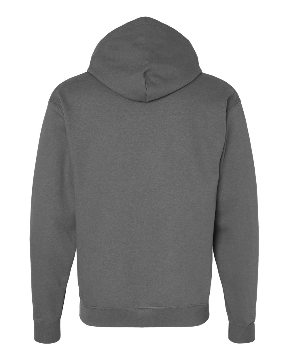 Unisex Perfect Sweats Hooded Sweatshirt - Back - B02900513 - Smoke Grey