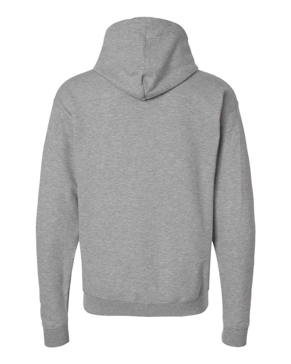 Unisex Perfect Sweats Hooded Sweatshirt - Back - B02900583 - Light Steel