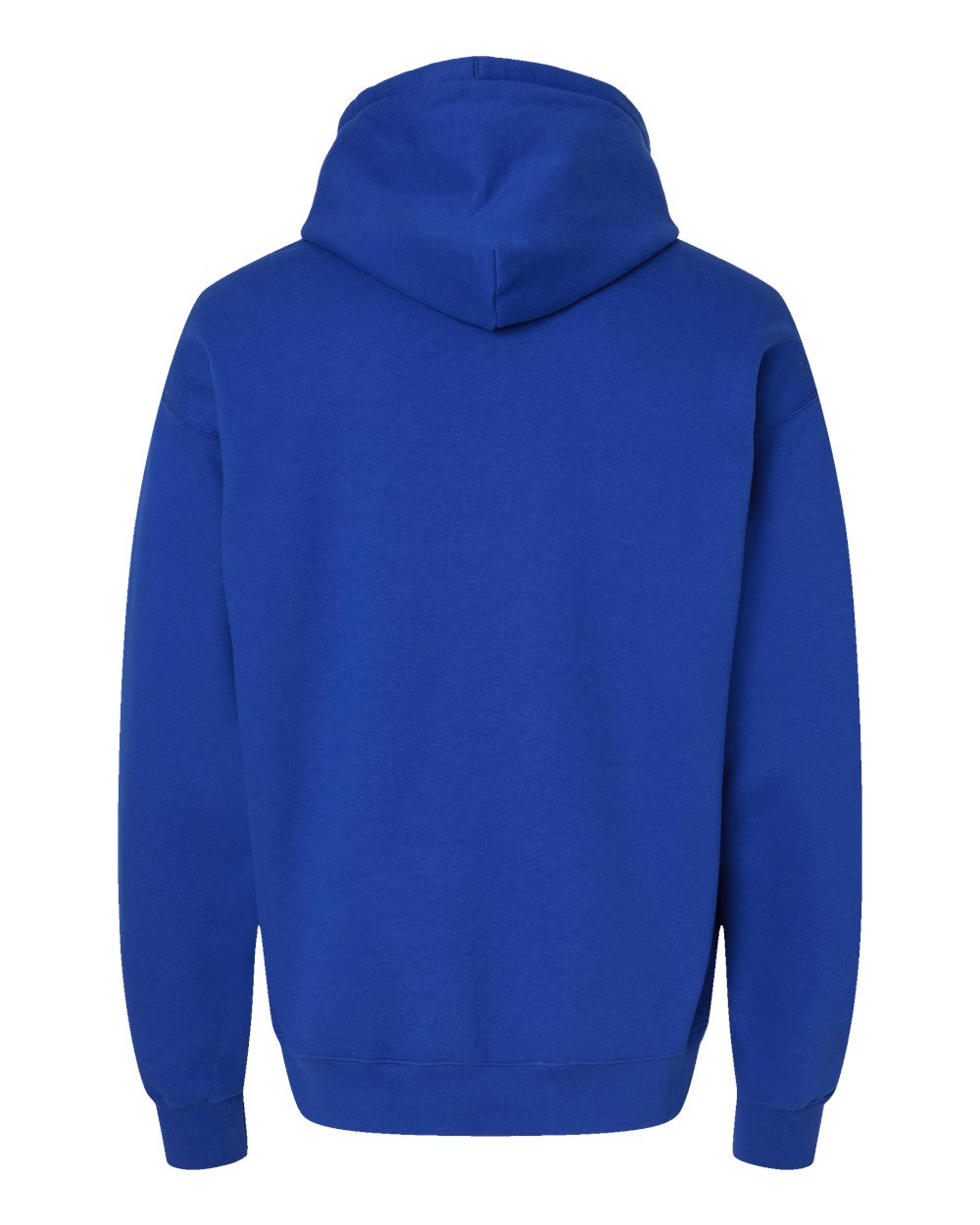 Unisex Perfect Sweats Hooded Sweatshirt - Back - B02900883 - Deep Royal