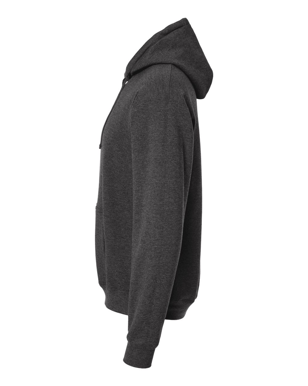 Unisex Perfect Sweats Hooded Sweatshirt - DirectSide - B02900093 - Charcoal Heather