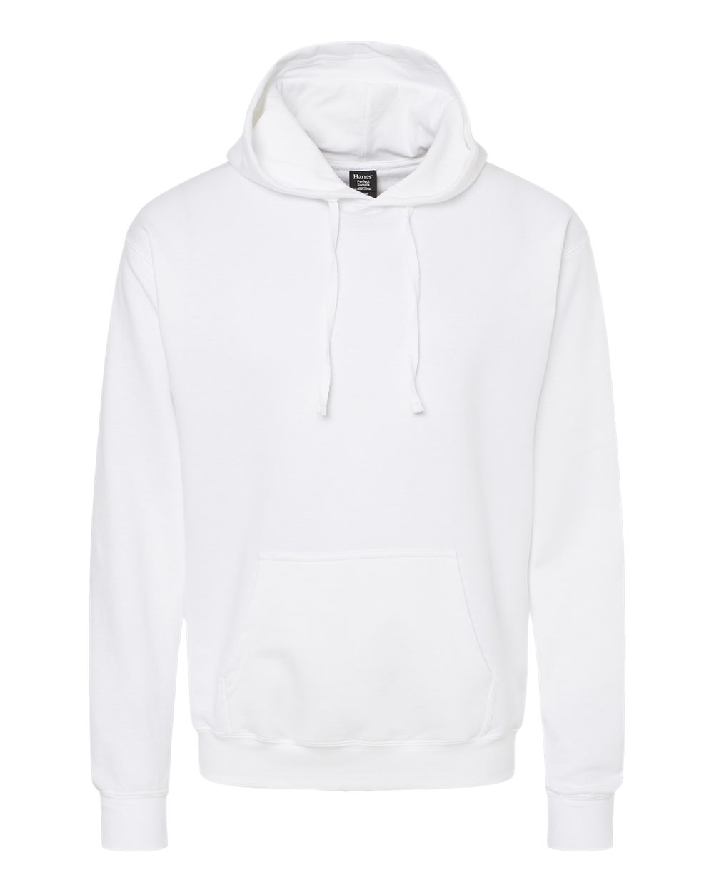 Unisex Perfect Sweats Hooded Sweatshirt - Front - B02900003 - White