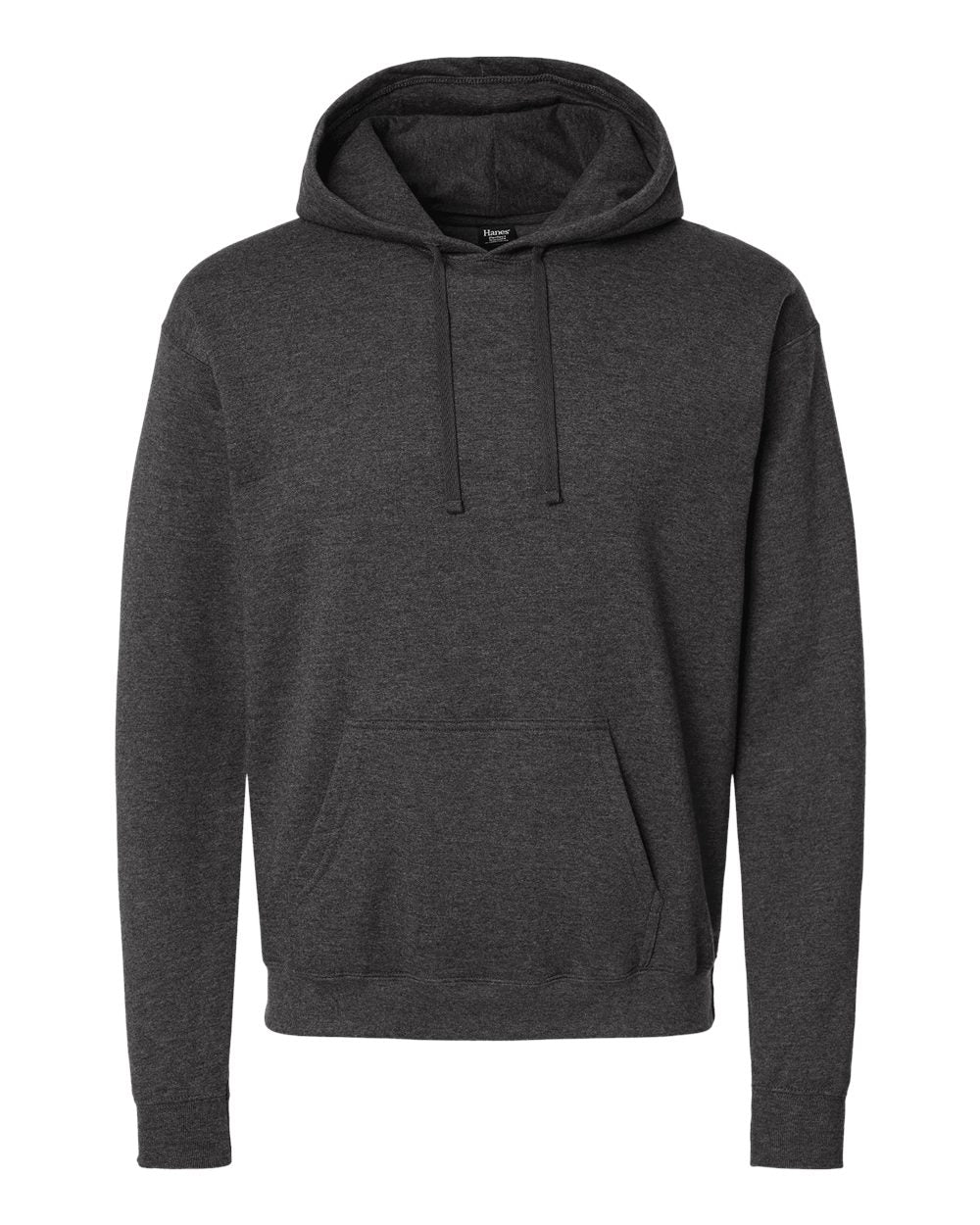 Unisex Perfect Sweats Hooded Sweatshirt - Front - B02900093 - Charcoal Heather