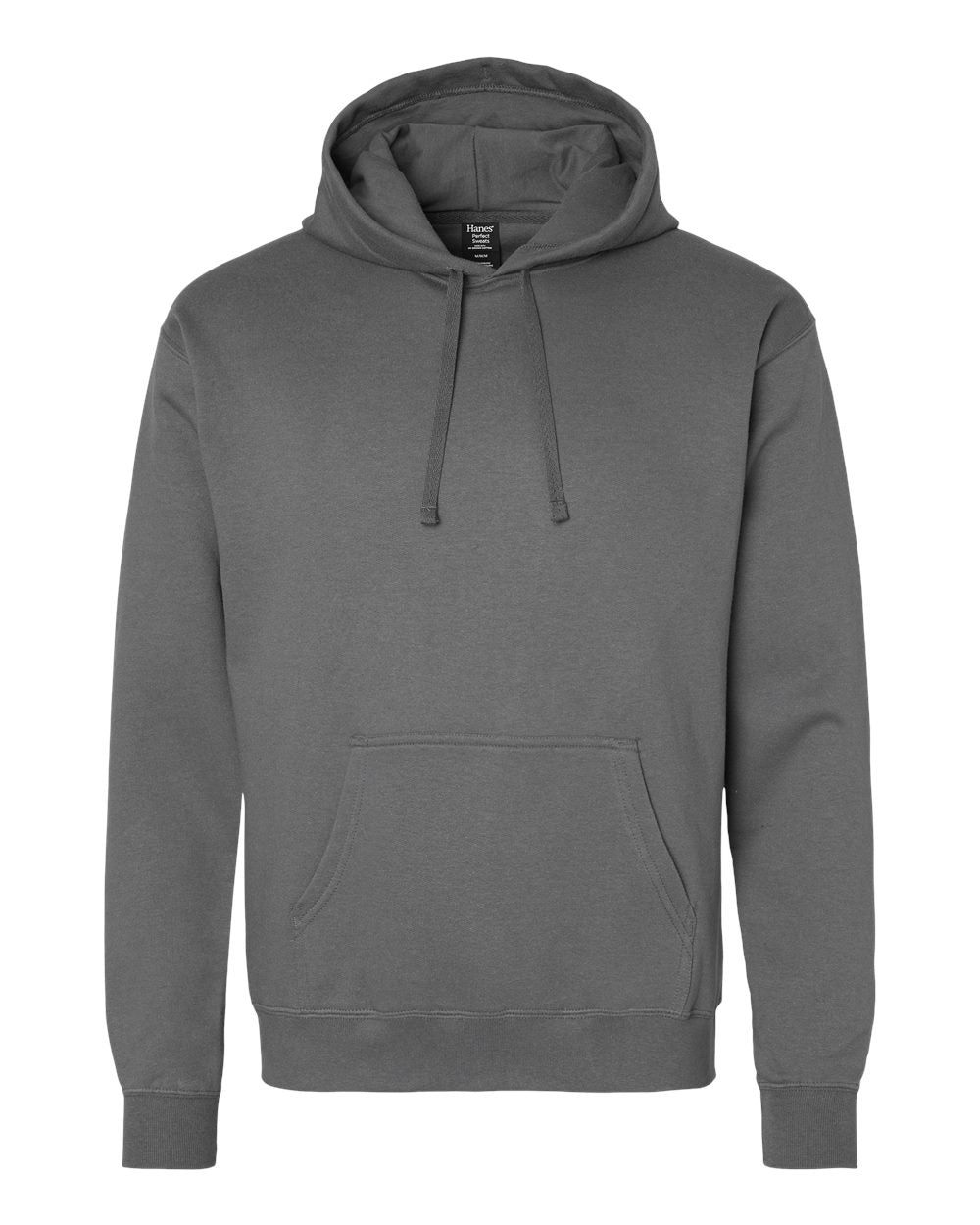 Unisex Perfect Sweats Hooded Sweatshirt - Front - B02900513 - Smoke Grey