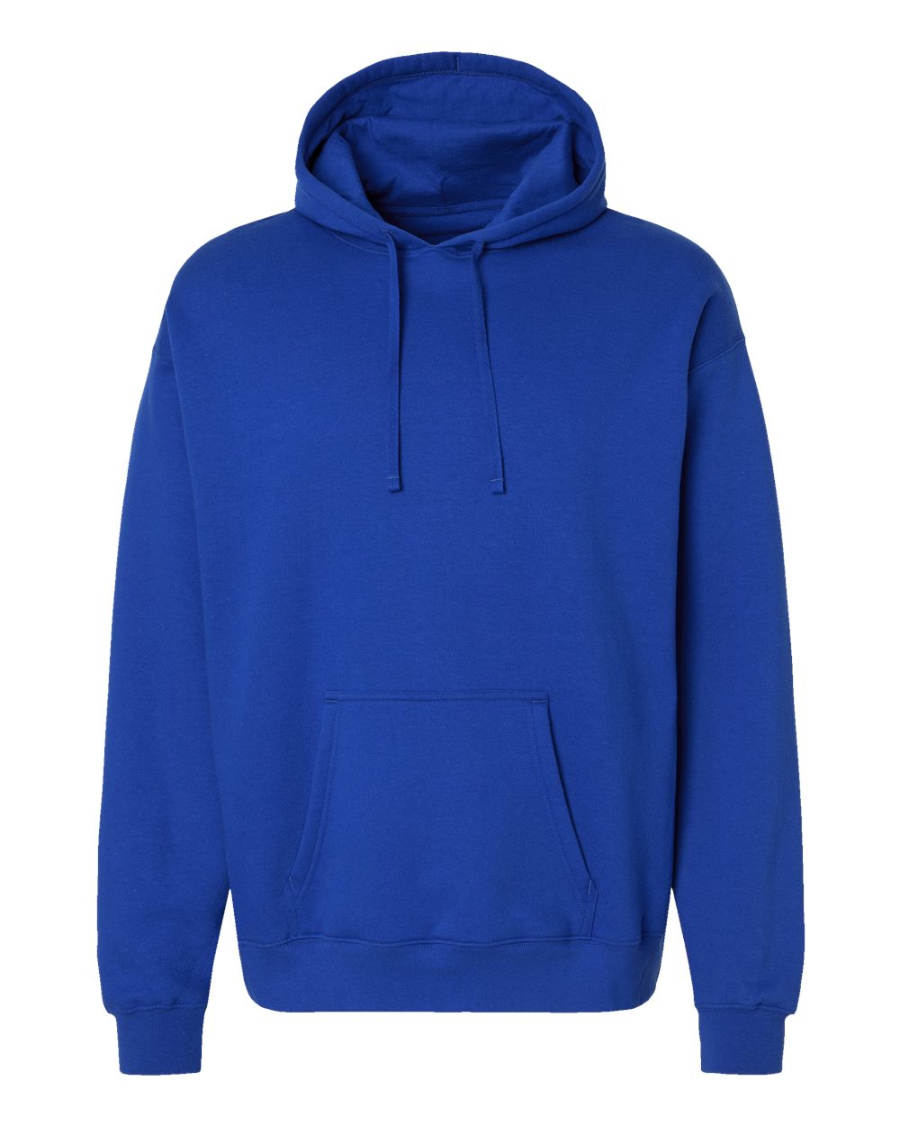 Unisex Perfect Sweats Hooded Sweatshirt - Front - B02900883 - Deep Royal