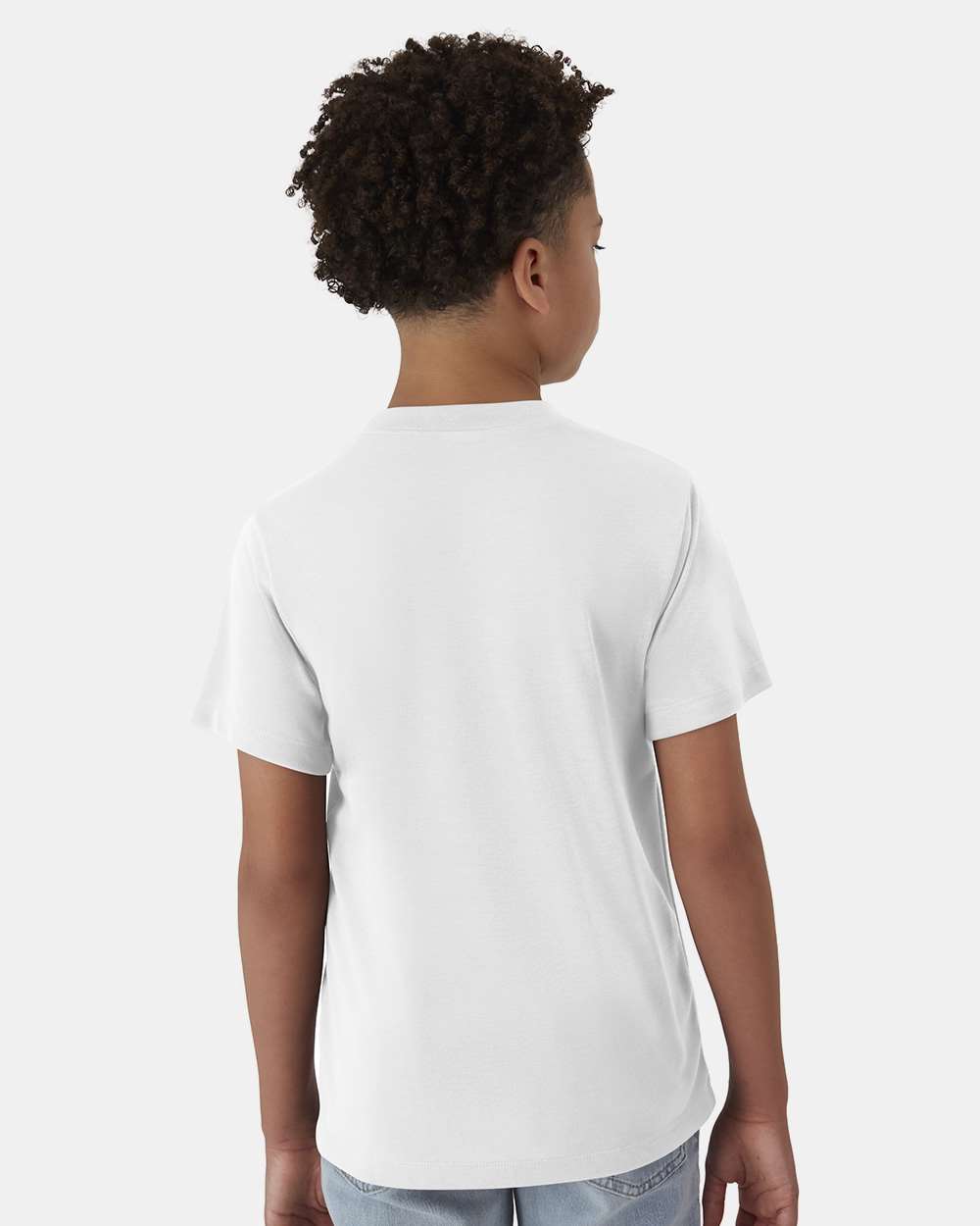 Youth Cool DRI® Cotton Touch T-Shirt - OnModelBack - B10200002 - White