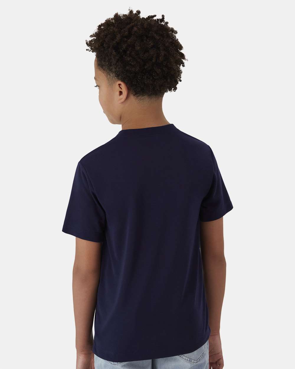 Youth Cool DRI® Cotton Touch T-Shirt - OnModelBack - B10200652 - Athletic Navy