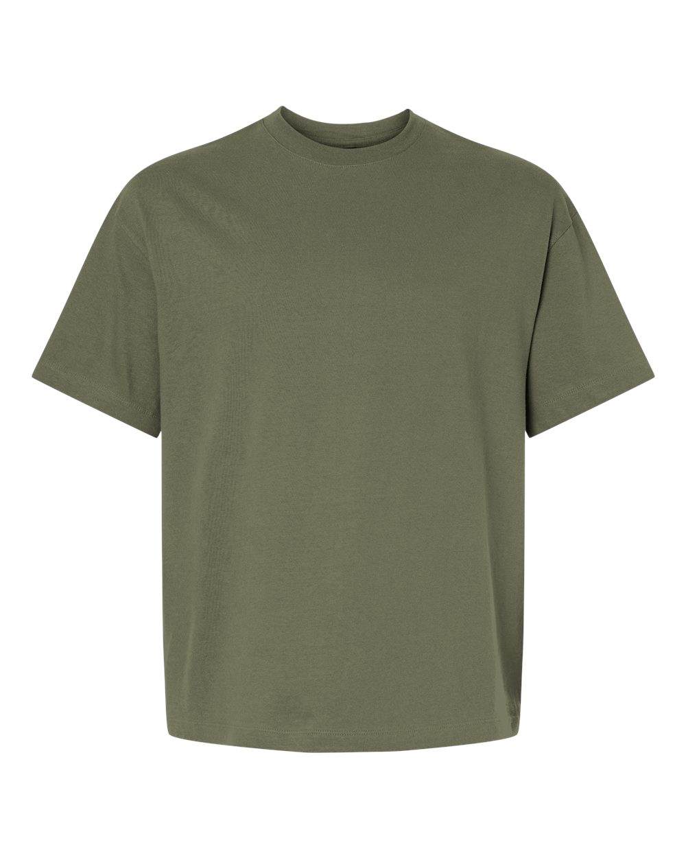 Beefy-T® Retro Street T-Shirt - Front - B10300193 - Fatigue Green