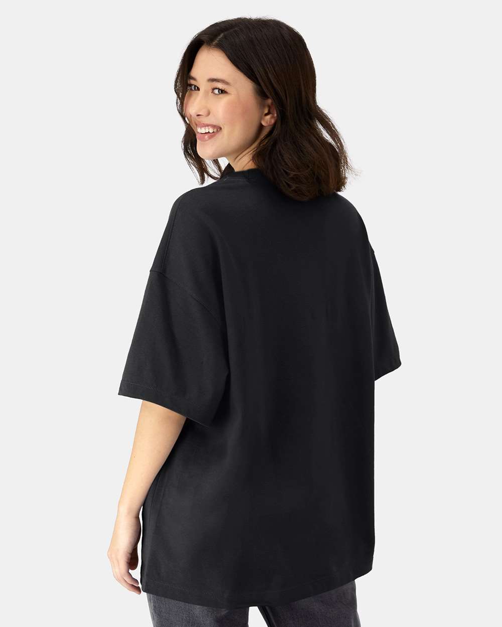 Beefy-T® Retro Street T-Shirt - OnModelBack - B10300503 - Black