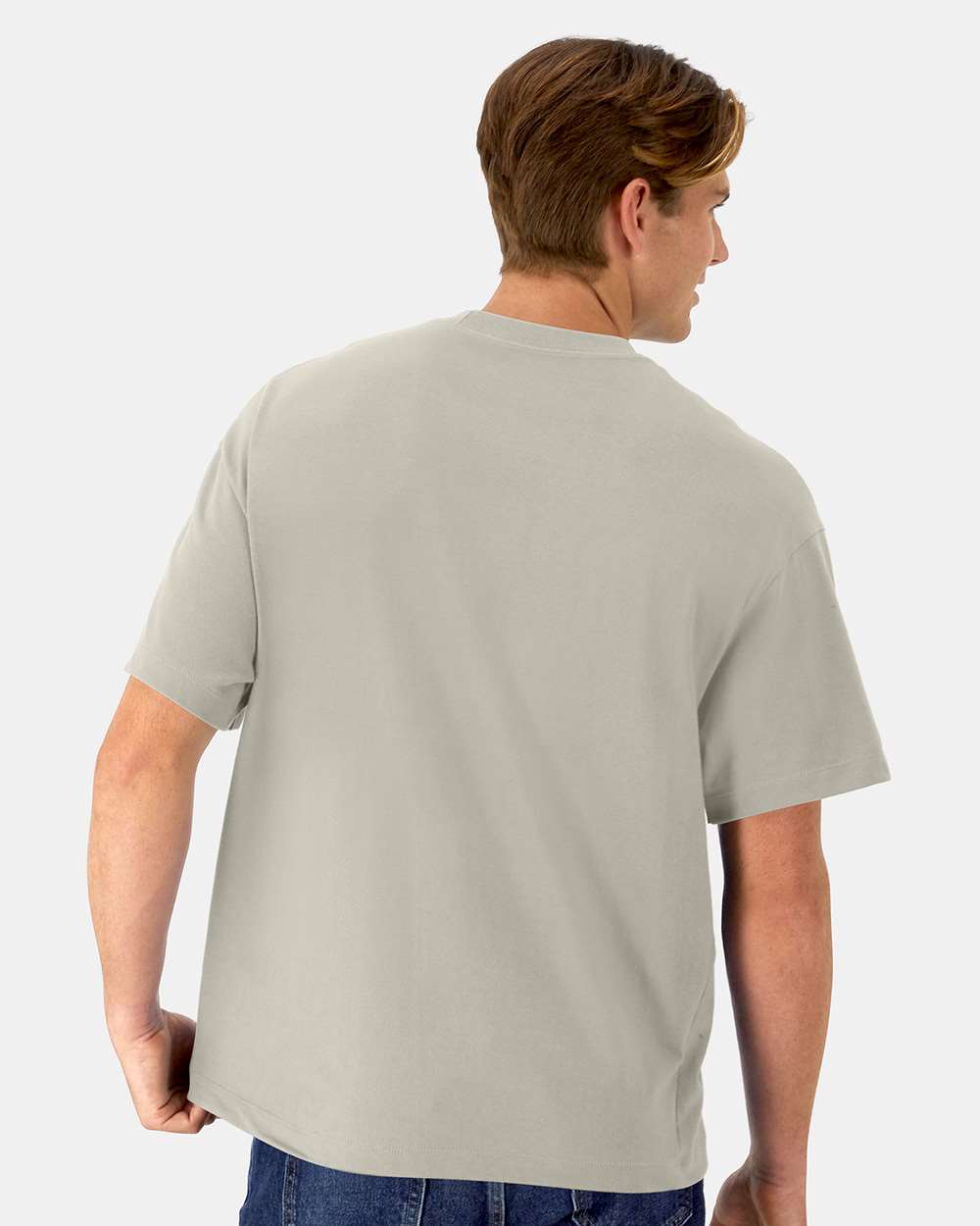 Beefy-T® Retro Street T-Shirt - OnModelBack - B10300733 - Sand