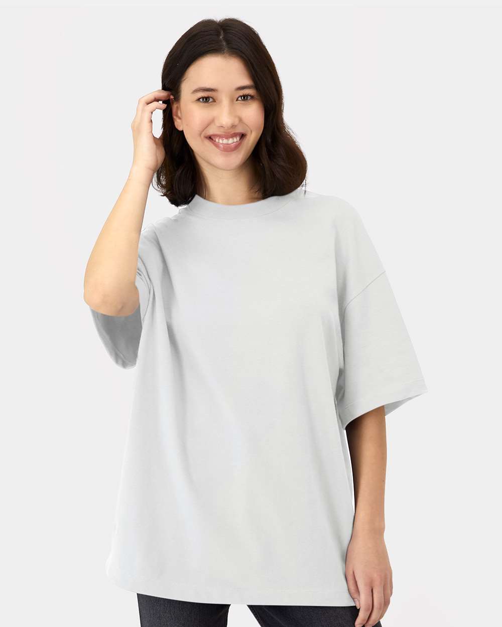Beefy-T® Retro Street T-Shirt - OnModelFront - B10300003 - White