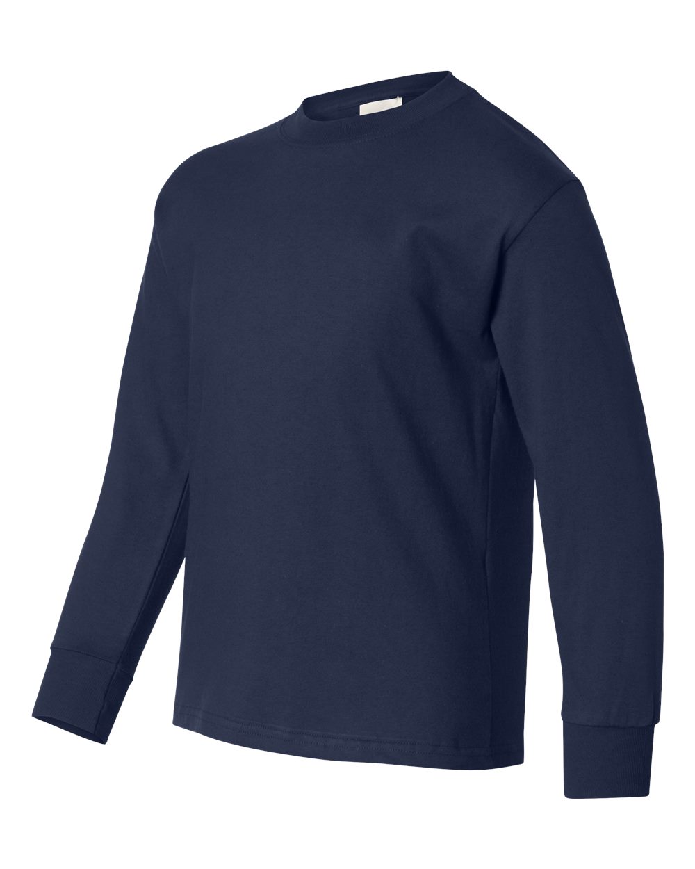 Youth Authentic Long Sleeve T-Shirt - Side - B34000653 - Navy