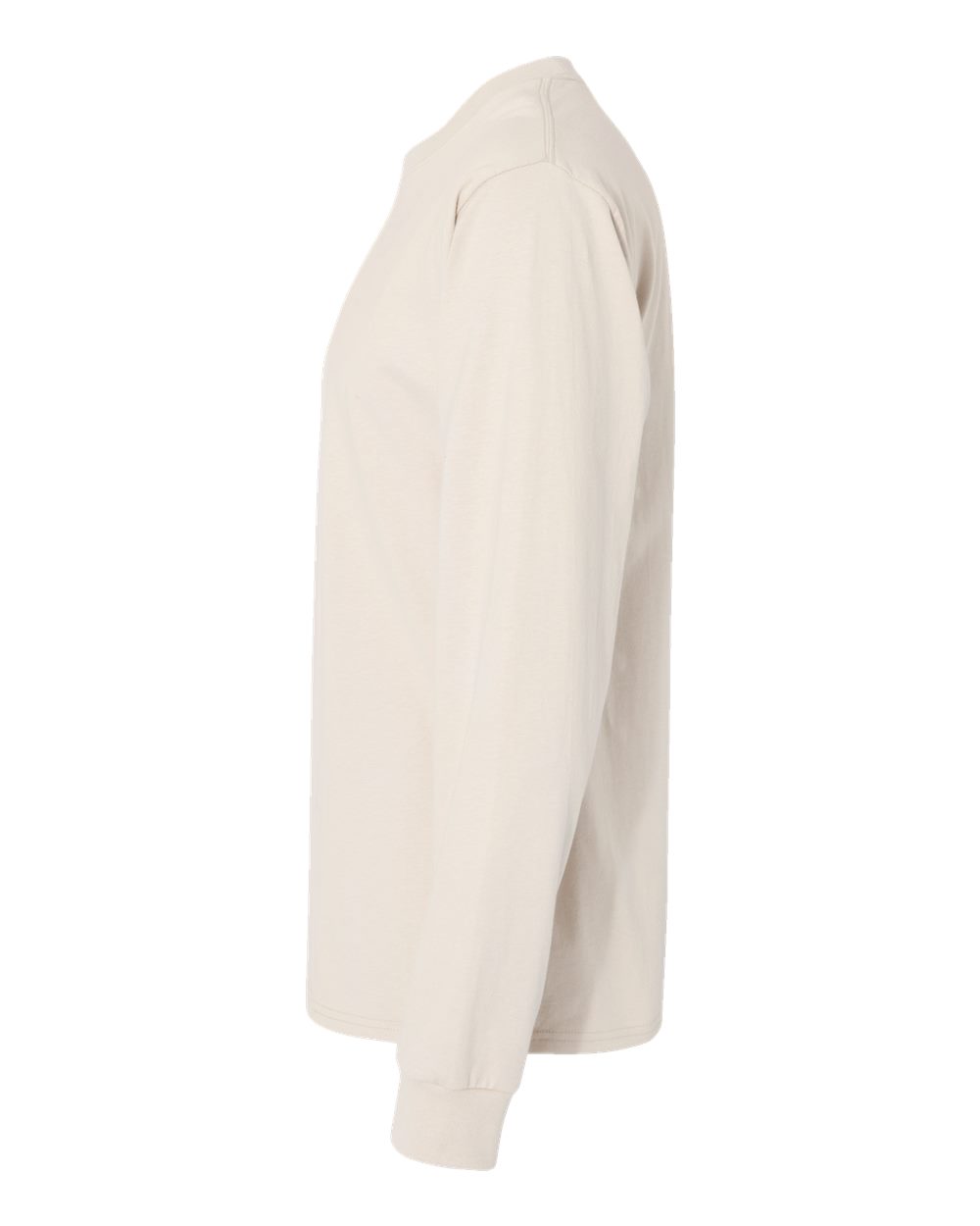 Unisex Beefy-T® Long Sleeve T-Shirt - DirectSide - B08700243 - Natural