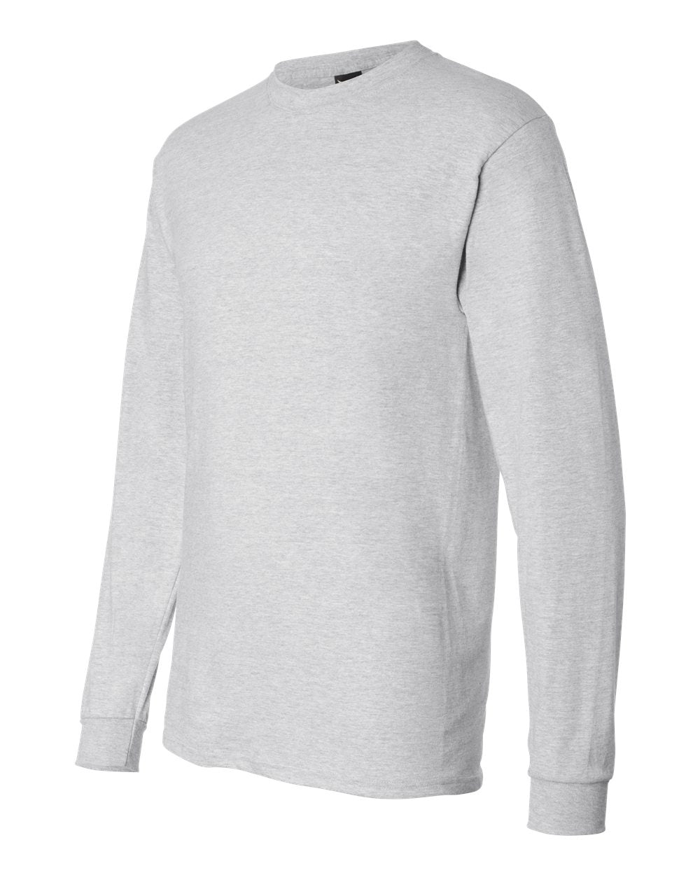 Unisex Beefy-T® Long Sleeve T-Shirt - Side - B08700023 - Ash