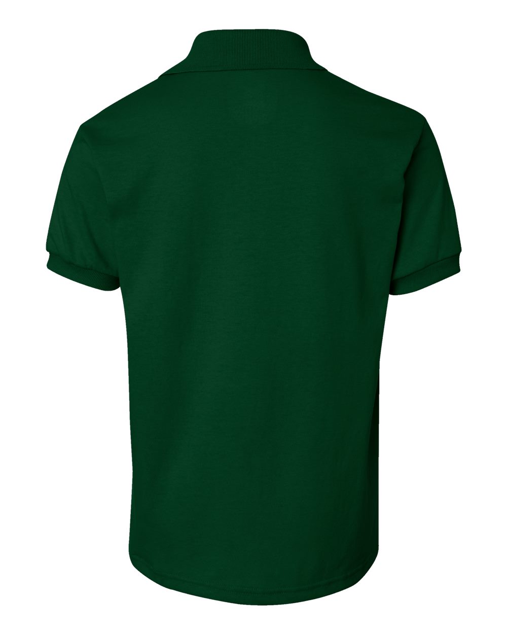 Youth Ecosmart® Jersey Polo - Back - B31000872 - Deep Forest