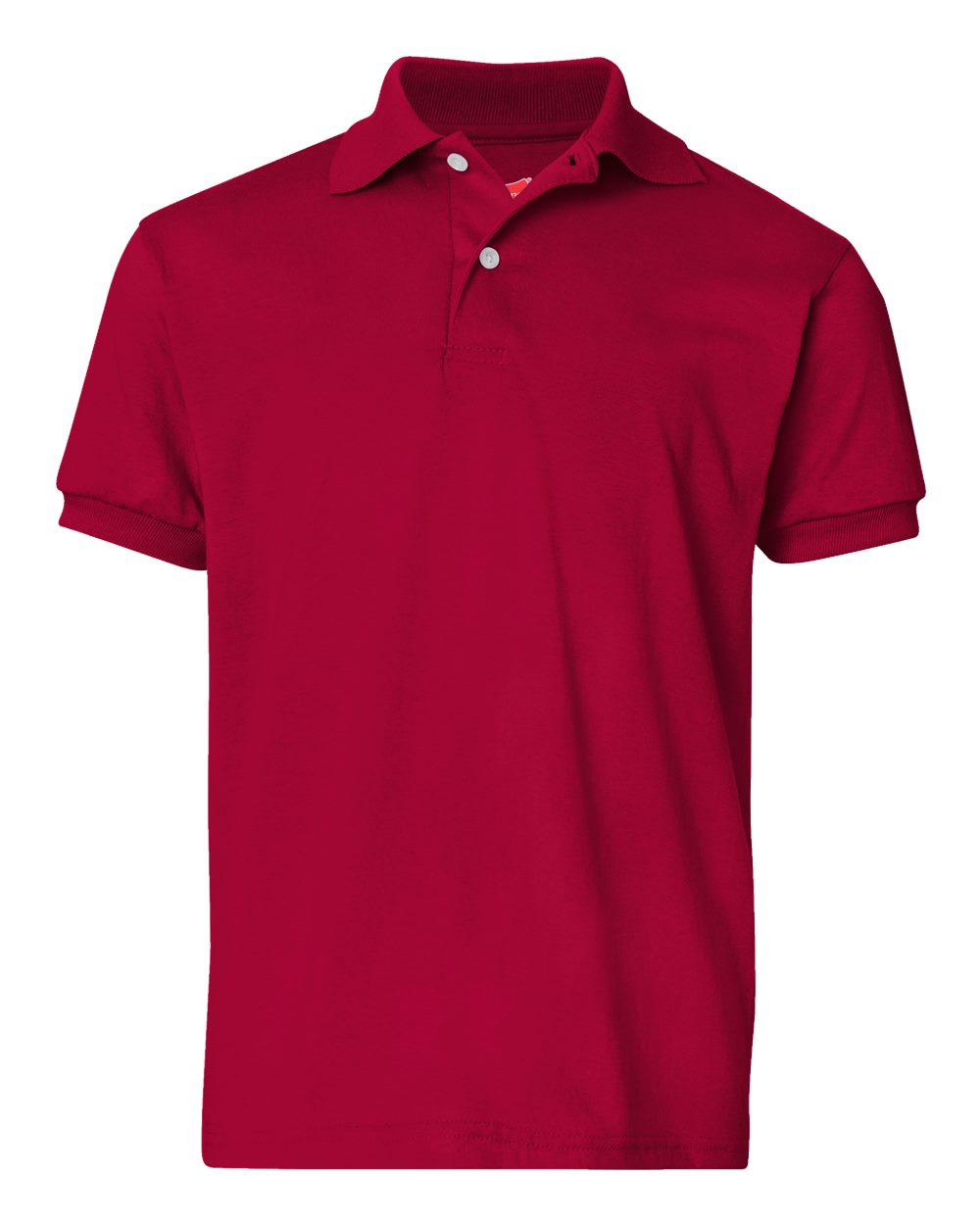 Youth Ecosmart® Jersey Polo - Front - B31000222 - Deep Red