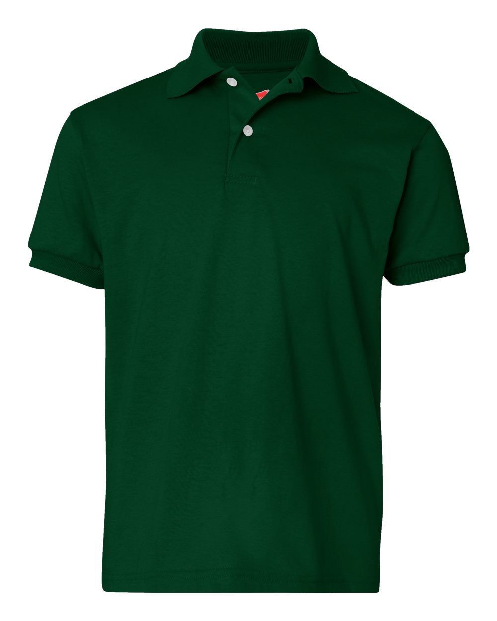 Youth Ecosmart® Jersey Polo - Front - B31000872 - Deep Forest
