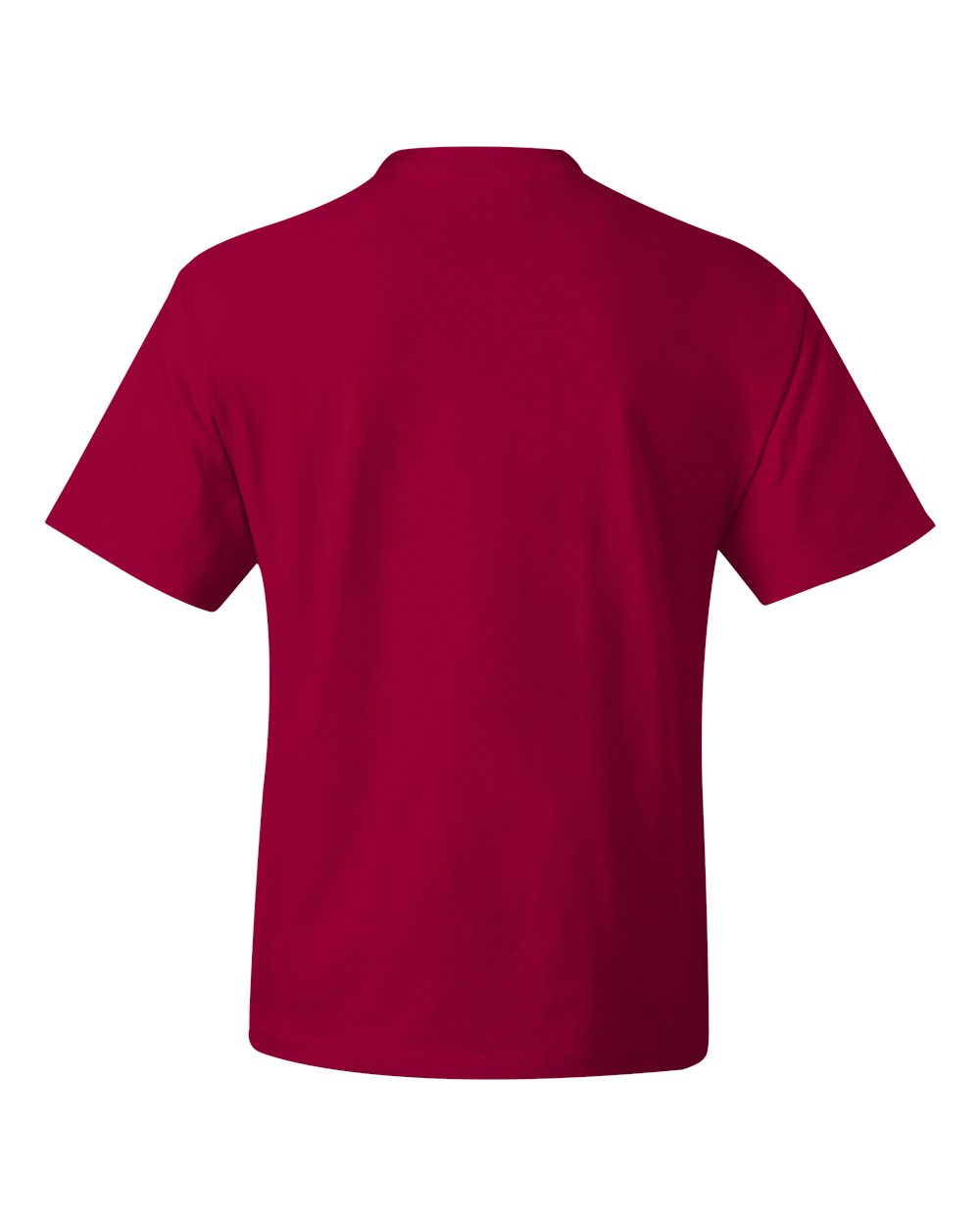 Beefy-T® Tall T-Shirt - Back - B06600225 - Deep Red