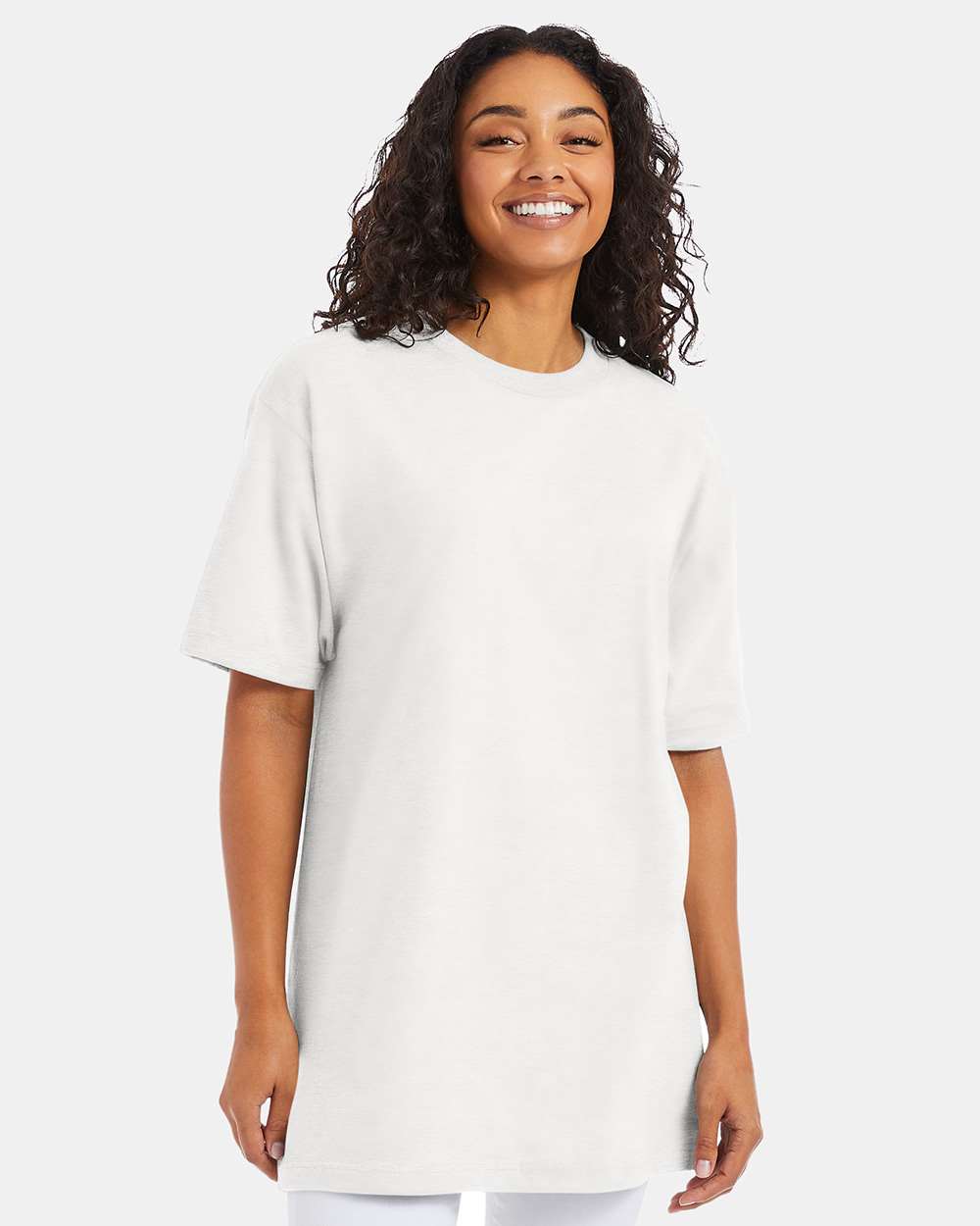 Beefy-T® Tall T-Shirt - OnModelFront - B06600005 - White